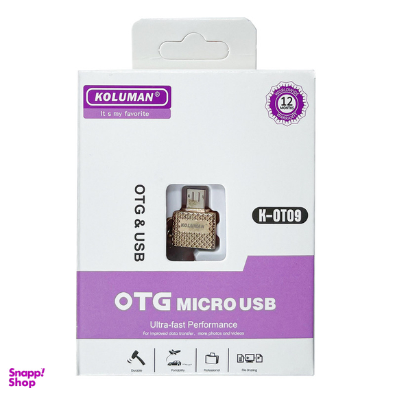 مبدل USB به MICROUSB کلومن مدل T9