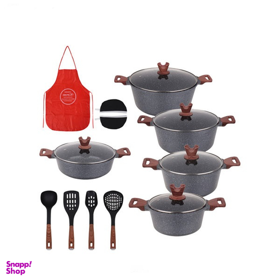 سرویس قابلمه 17 پارچه برلین مدل BG-1199