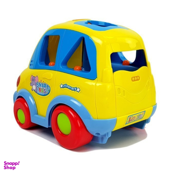 ماشین موزیکال فیلی هولی تویز مدل 896 Learning Educational Toys Cartoon Car Funny Kid Bus Game Matching Game
