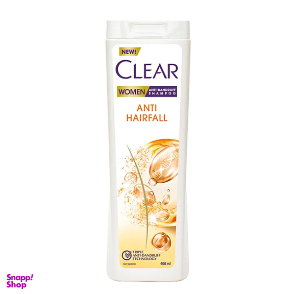 شامپو مو بانوان کلیر مدل Anti Hair Fall حجم 400 میلی لیتر