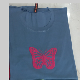 تیشرت زنانه طرح پروانه کد TTD