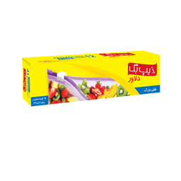 کیسه زیپ دار زیپ بگ دلاور مدل X-Large بسته 12 عددی