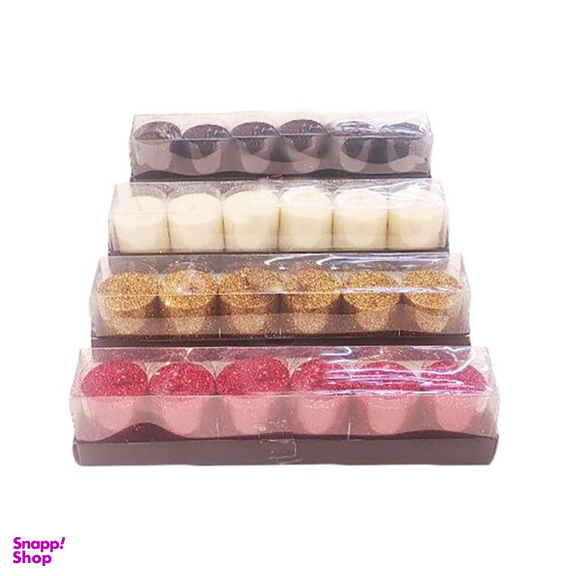 شمع اکلیلی مینی کد 2379 بسته 6 عددی