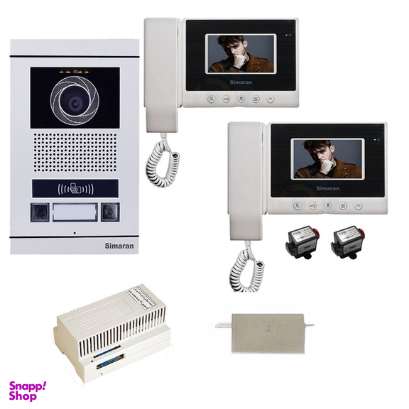 دربازکن تصویری کارتی سیماران مدل 43HS-VFBC2/N مجموعه 7 عددی