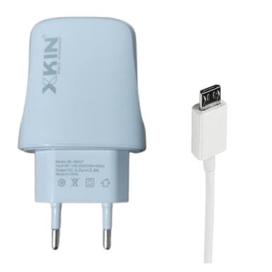 شارژر دیواری ایکس کین کد XK-HC50 به همراه کابل MicroUSB