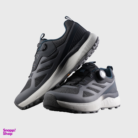 کفش مردانه هامتو مدل دیسکی کد B2535 رنگ خاکستری