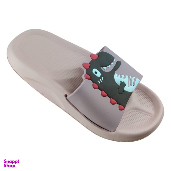 دمپایی زیتون مدل داینو کد 131417 رنگ کالباسی