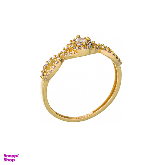 انگشتر طلا 18 عیار زنانه جواهری سون کد 2474