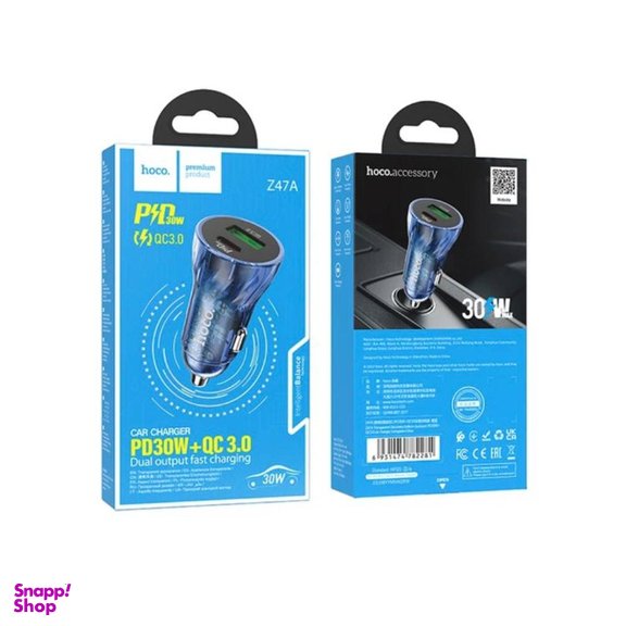 شارژر فندکی 30 وات هوکو مدل Z47A