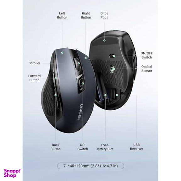 ماوس بی سیم یوگرین مدل MU006 کد 15063