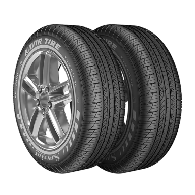 لاستیک خودرو کویر تایر مدل KB2000 سایز 175/60/13 دو حلقه