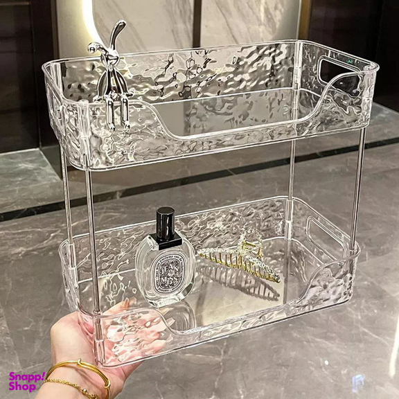 استند لوازم آرایشی دو طبقه مدل lux