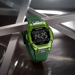 ساعت دیجیتال نیوی فورس مدل Naviforce Nf7113 رنگ سبز