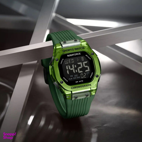 ساعت دیجیتال نیوی فورس مدل Naviforce Nf7113 رنگ سبز