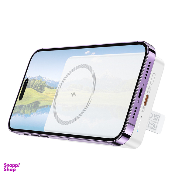 پاوربانک مغناطیسی 20 وات هوکو مدل J125A ظرفیت 10000 میلی آمپر ساعت