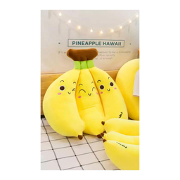 عروسک سیی طرح موز خوشه ای کد 1669.1 ارتفاع 43 سانتی متر