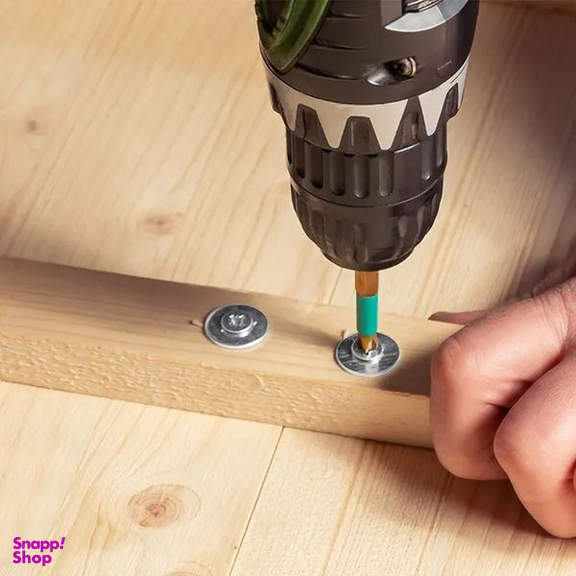 پیچ و مهره و واشر هامر مدل هوم فیکس استوانه کد M4 مجموعه 105 عددی