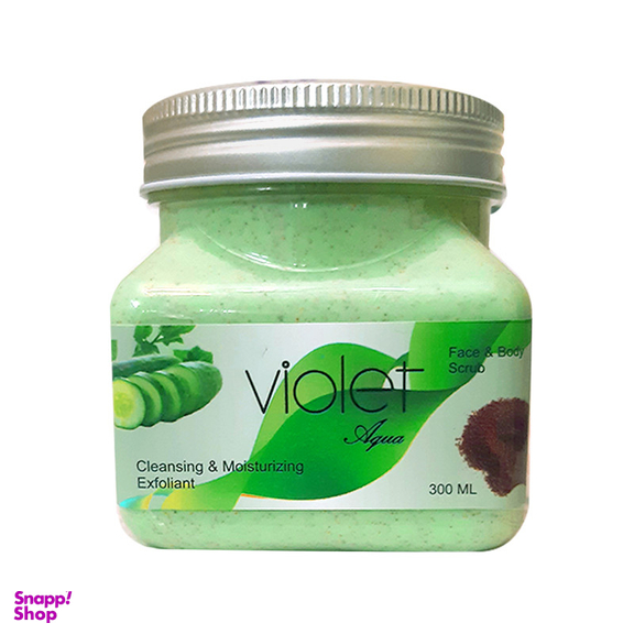 اسکراب لایه بردار پوست ویولت مدل Cucumber حجم 300 میلی لیتر