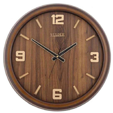 ساعت دیواری ولدر طرح چوب کد 530