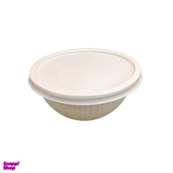 کاسه در دار یکبار مصرف گیاهی آملون کد 39/11072 بسته ۶ عددی