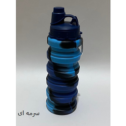 قمقمه سیلیکونی مدل تاشو کد GHCAB گنجایش 0.5 لیتر