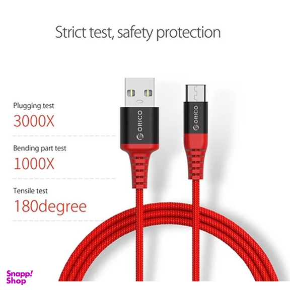 کابل دیتا USB به MicroUSB اوریکو مدل MTK-10 طول 1 متر