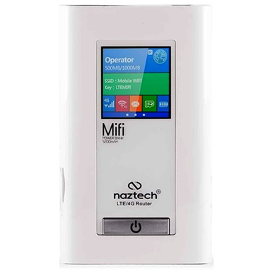 مودم روتر 4G دو سیم کارت و پاور بانک نزتک (Naztech) مدل NZT 99C