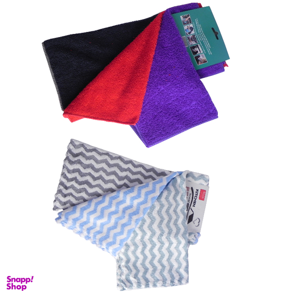 دستمال نظافت کد 004222 بسته 6 عددی