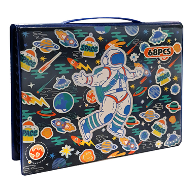 بسته رنگ آمیزی مدل 220 طرح فضایی مجموعه 68 عددی