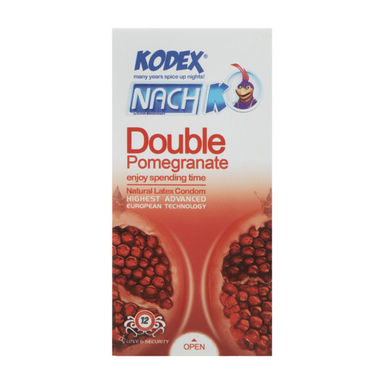 کاندوم ناچ کدکس مدل Double Pomegranate بسته 12 عددی