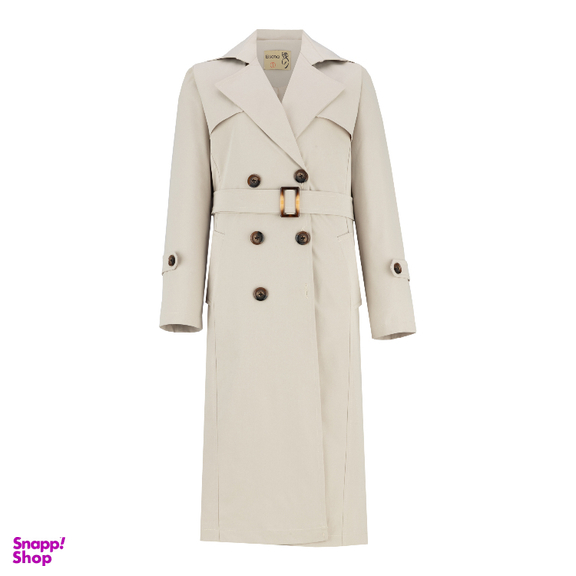 بارانی زنانه السانا مدل تابنده کد 231779 رنگ بژ