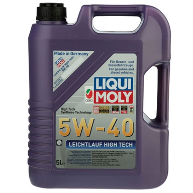 روغن موتور خودرو لیکومولی مدل LEICHTLAUF HIGH TECH 5W-40 حجم 5 لیتر
