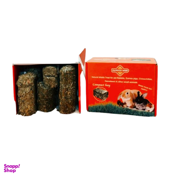 یونجه لقمه‌ ای همستر شاپ وزن 500 گرم