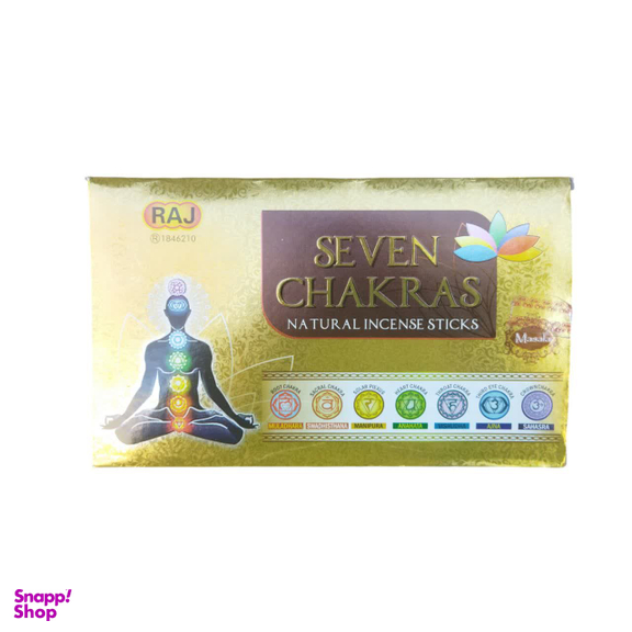 عود راج مدل seven chakra بسته 7 عددی