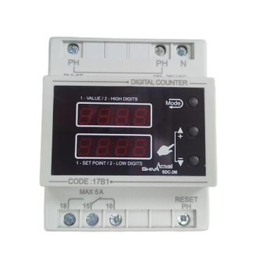 شمارنده دیجیتال شیوا امواج مدل SDC-2M کد 17B1 بسته 4 عددی