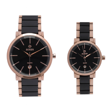 ست ساعت مچی عقربه ای زنانه و مردانه سورین مدل GL0954F-ST09B