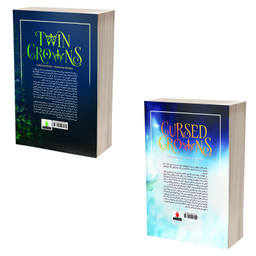 کتاب تاج دوقلو و تاج نفرین شده اثر کاترین دویل انتشارات آذربیان 2 جلدی