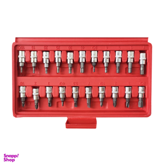 آچار و سری بکس و پیچ گوشتی جاب مدل J-10046 مجموعه 46 عددی