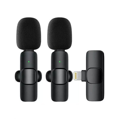 ست میکروفن یقه ای بیسیم مدل K9 Dual Lightning