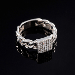 انگشتر طلا 18 عیار زنانه جواهری سون کد 0117