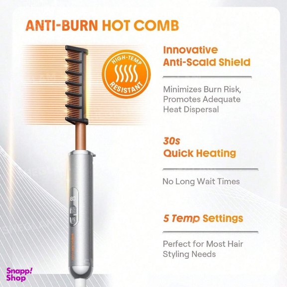 شانه حرارتی شیگلم هیر کد Hot Comb SGH-HC-01