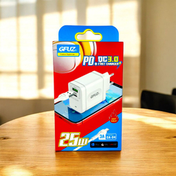 شارژر دیواری 25 وات جیفوز مدل GA-04 به همراه کابل USB Type-C