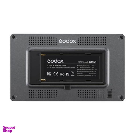 مانیتور‌ دوربین گودکس مدل Godox 5.5″ 4K HDMI GM6S Ultra Bright Camera Monitor