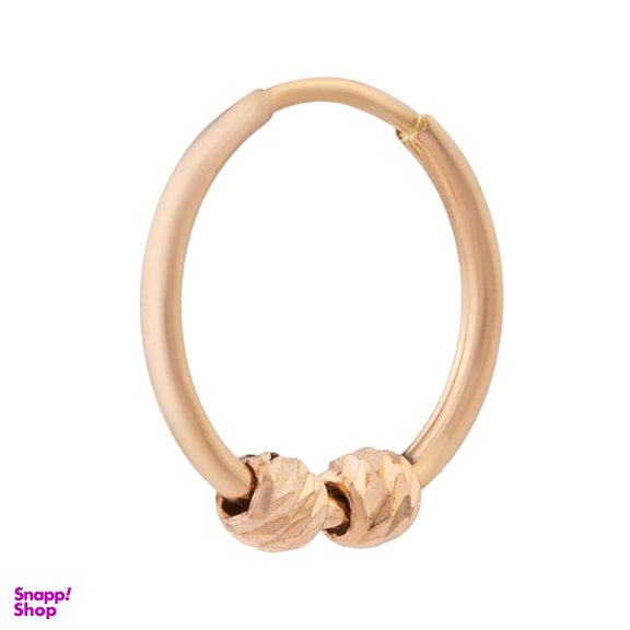 گوشواره طلا ۱۸ عیار زنانه داریم طرح حلقه ای البرنادو 2