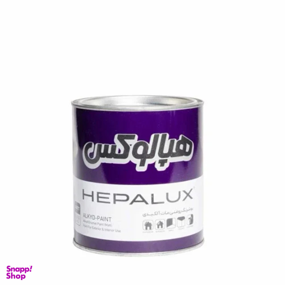 رنگ روغنی سفید مات هپالوکس کد 909 حجم 1 لیتر