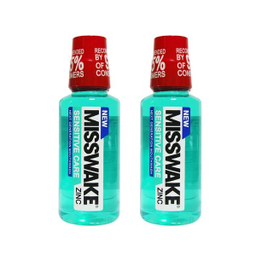 دهان شویه میسویک مدل sensitive care حجم 400 میلی لیتر مجموعه 2 عددی