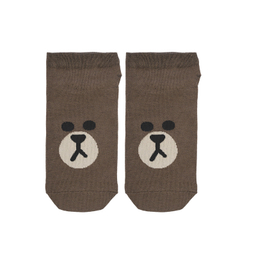 جوراب ساق کوتاه زنانه سرژه مدل 255162 رنگ قهوه ای