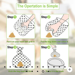 کیسه جمع آوری مدفوع سگ مدل Poop Bag طرح استخوان