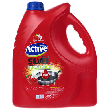 مایع ظرفشویی اکتیو مدل Red Fruits and Flower وزن 3750 گرم