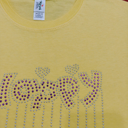 تیشرت زنانه مدل happy yellow